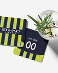 Manchester Cityzens 2024-25 Away Kit Coasters