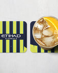 Manchester Cityzens 2024-25 Away Kit Coasters