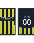 Manchester Cityzens 2024-25 Away Kit Poster