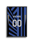 Inter Nerazzurri 2024-25 Home Kit Poster