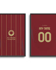 Roma Giallorossi 2024-25 Home Kit Poster