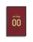 Roma Giallorossi 2024-25 Home Kit Poster