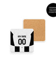 Piemonte Calcio Bianconeri 2024-25 Home Kit Coasters