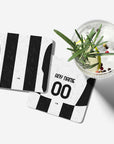 Piemonte Calcio Bianconeri 2024-25 Home Kit Coasters