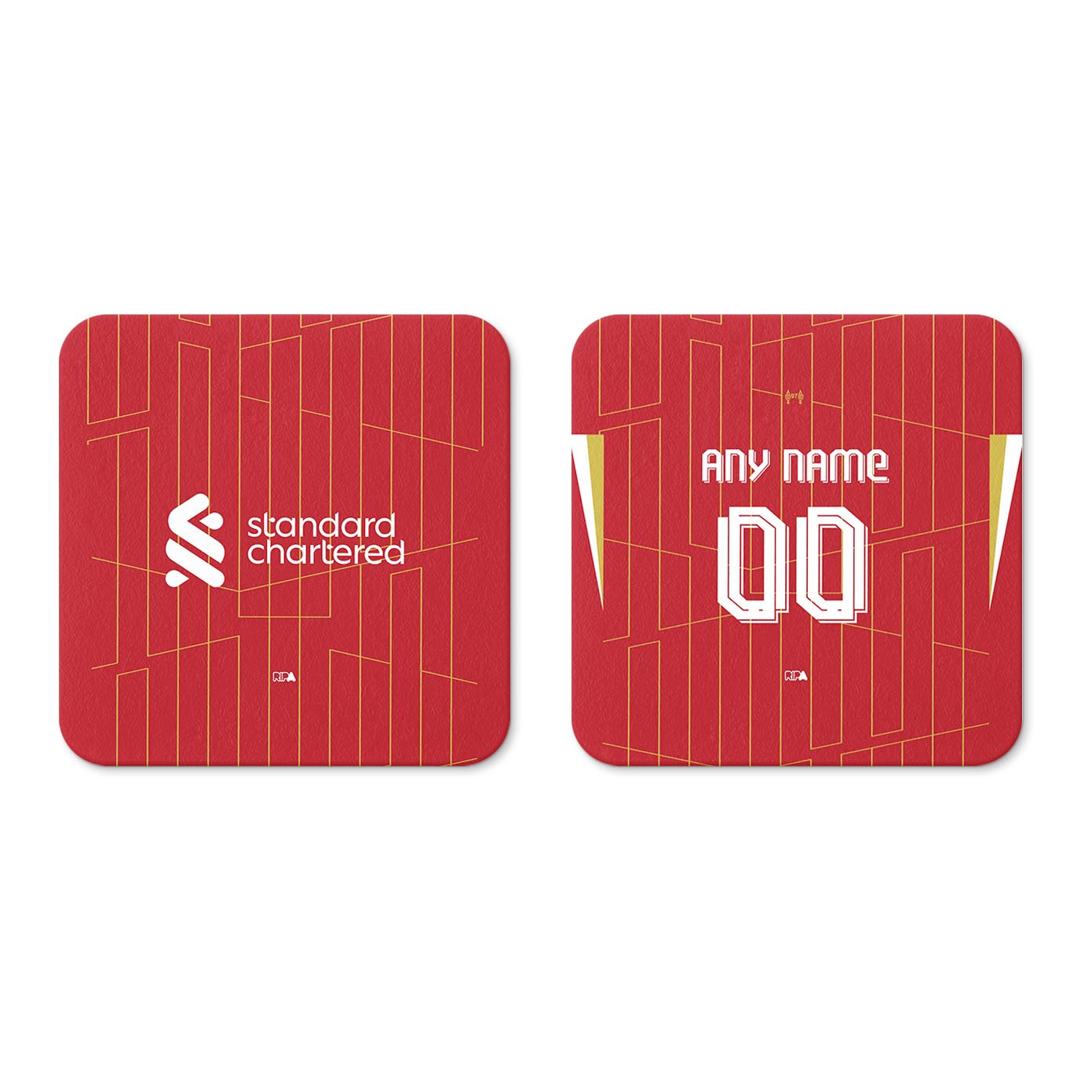 Liverpool 2024-25 Home Kit Coasters – RIPA Football