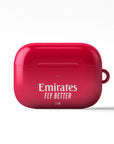 AirPods case with the Arsenal 2026-27 Home football shirt design by RIPA Football