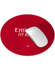 Mouse pad with the Arsenal 2026-27 Home football shirt design by RIPA Football