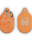 AirTag holder with the Kaiserslautern 2026-27 Goalkeeper football shirt design by RIPA Football