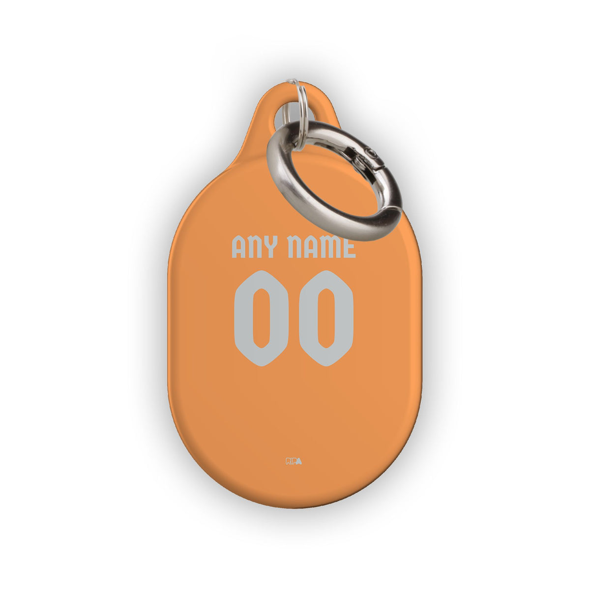 AirTag holder with the Kaiserslautern 2026-27 Goalkeeper football shirt design by RIPA Football