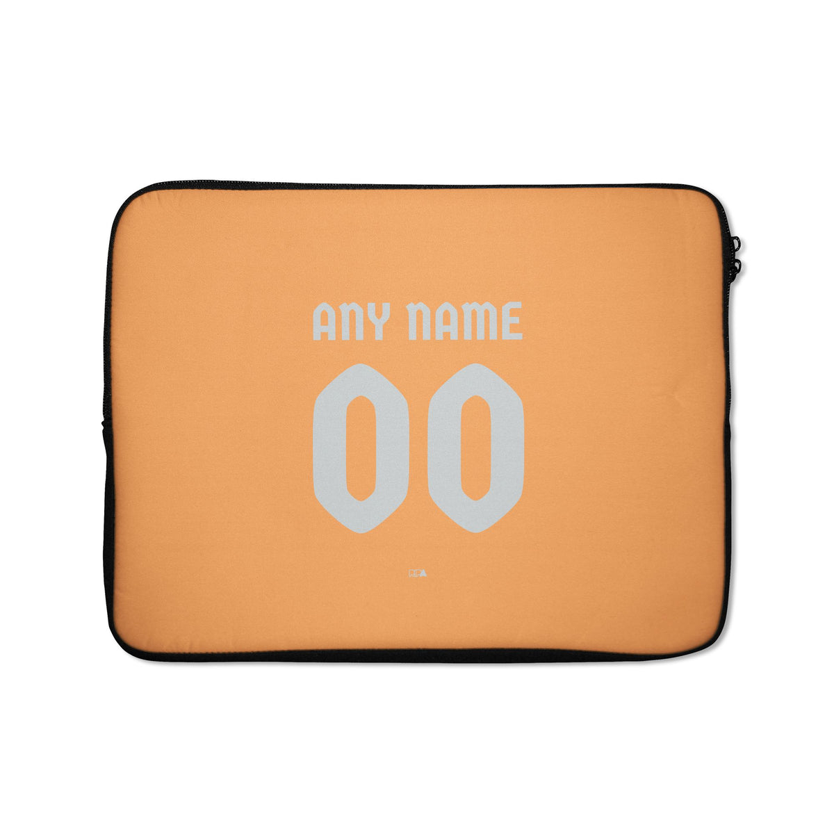 Laptop sleeve with the Kaiserslautern 2026-27 Goalkeeper football shirt design by RIPA Football
