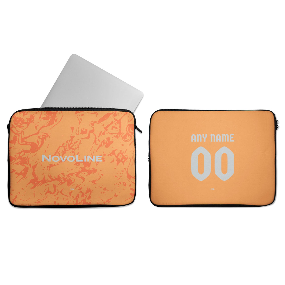 Laptop sleeve with the Kaiserslautern 2026-27 Goalkeeper football shirt design by RIPA Football