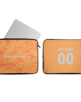 Laptop sleeve with the Kaiserslautern 2026-27 Goalkeeper football shirt design by RIPA Football