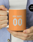 Mug with the Kaiserslautern 2026-27 Goalkeeper football shirt design by RIPA Football