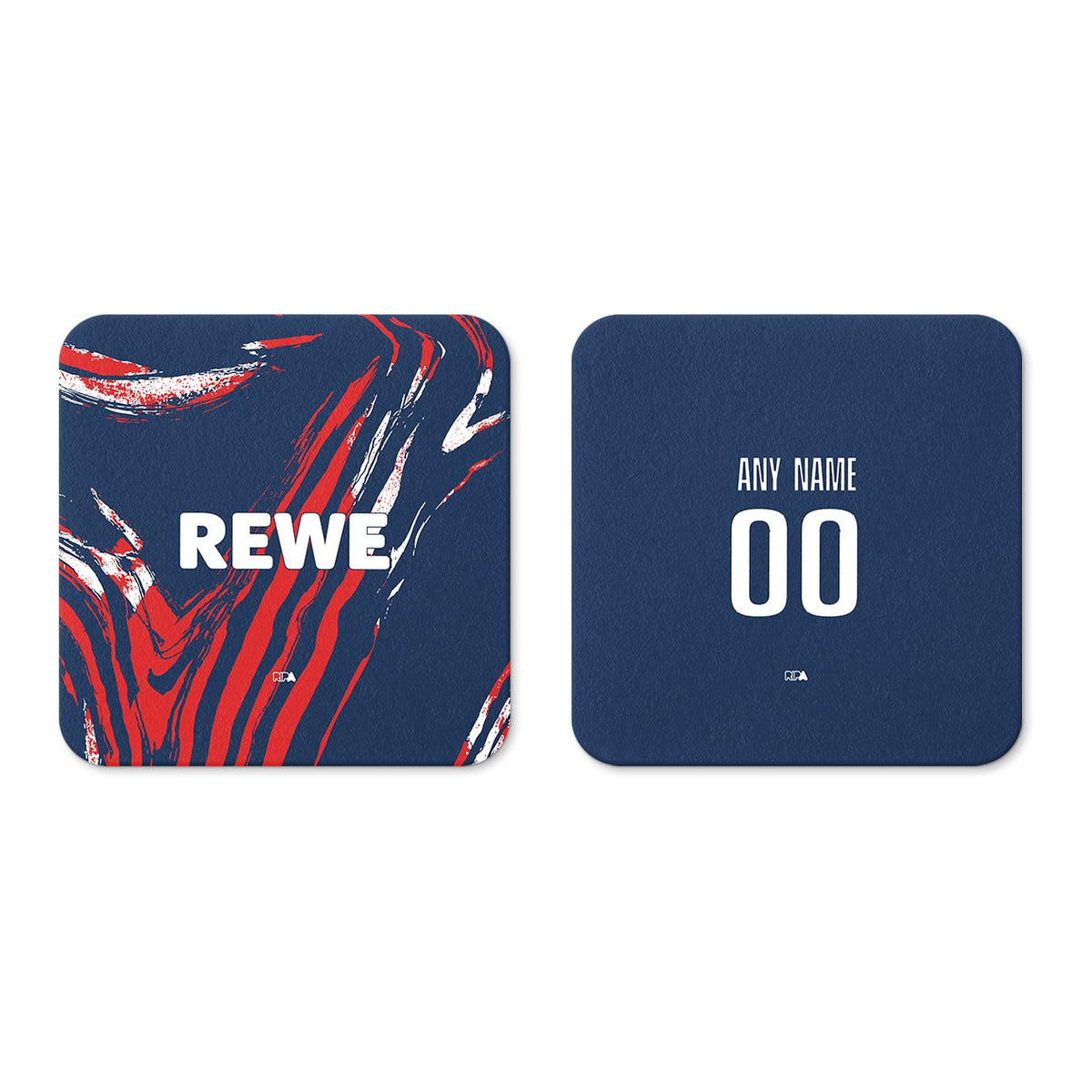 Coaster with the FC Köln 2026-27 Third football shirt design by RIPA Football
