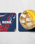Coaster with the FC Köln 2026-27 Third football shirt design by RIPA Football