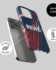 Phone case with the FC Köln 2026-27 Third football shirt design by RIPA Football