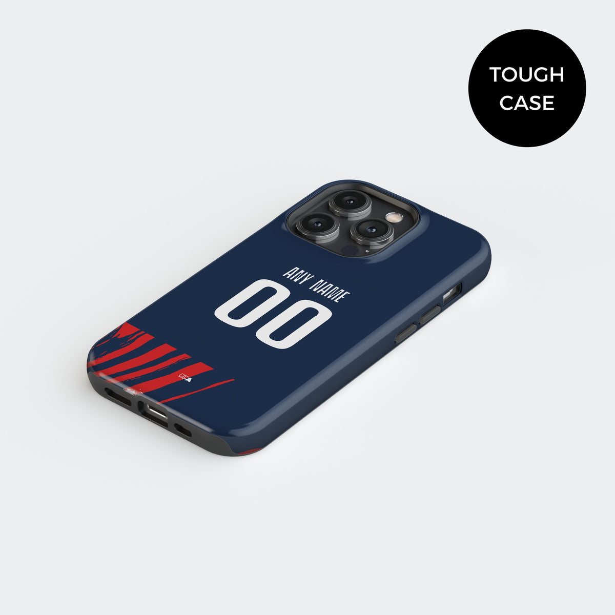 Phone case with the FC Köln 2026-27 Third football shirt design by RIPA Football