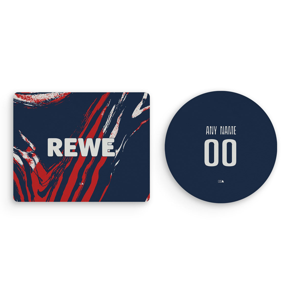 Mouse pad with the FC Köln 2026-27 Third football shirt design by RIPA Football