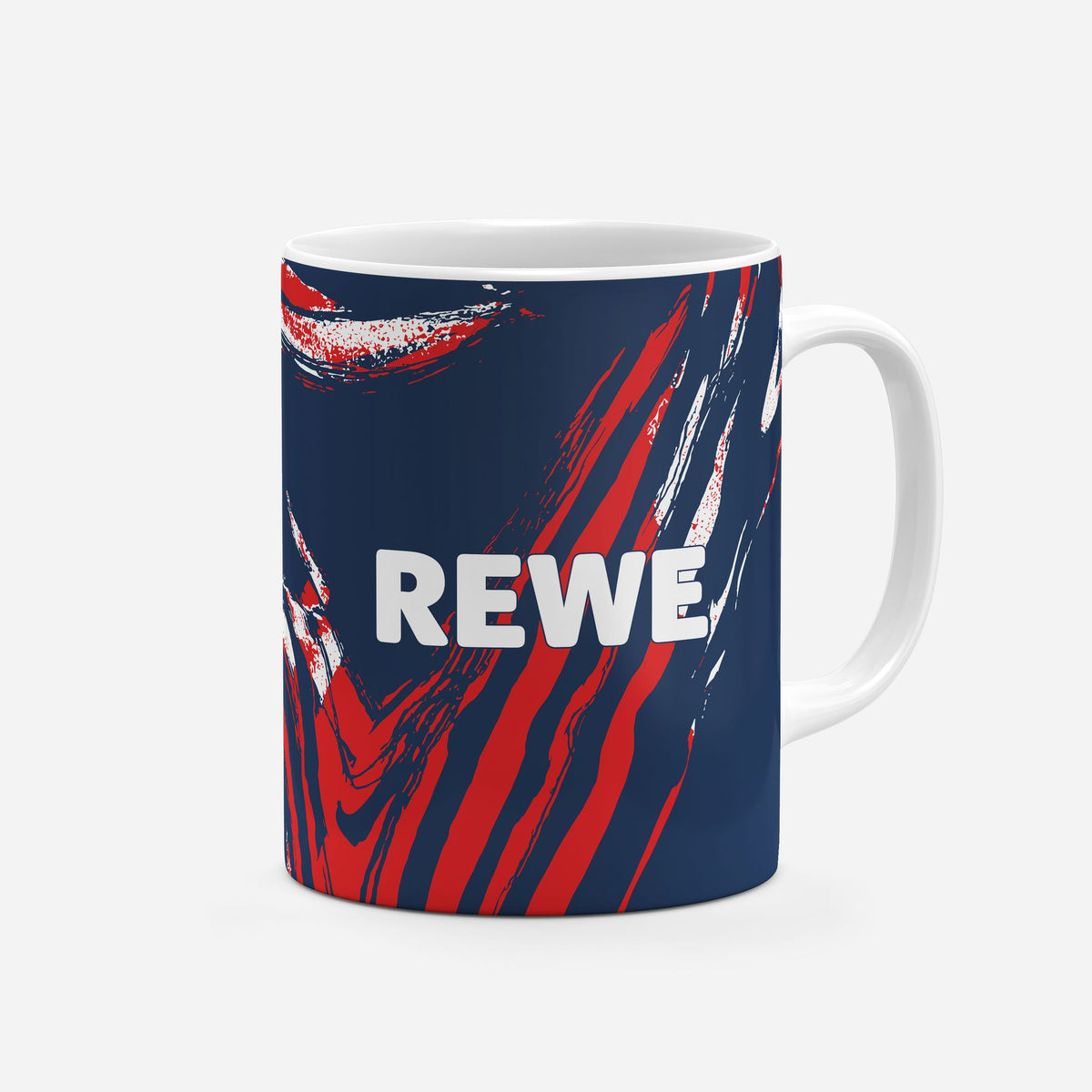 Mug with the FC Köln 2026-27 Third football shirt design by RIPA Football