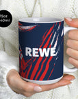 Mug with the FC Köln 2026-27 Third football shirt design by RIPA Football