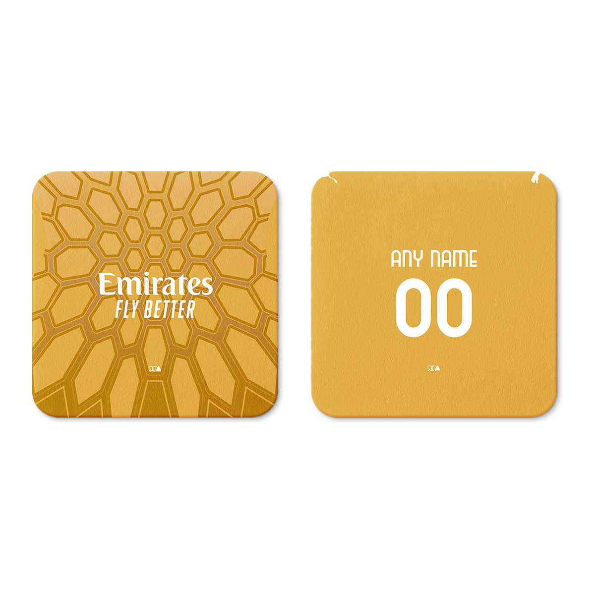 Coaster with the AC Milan 2026-27 Goalkeeper football shirt design by RIPA Football