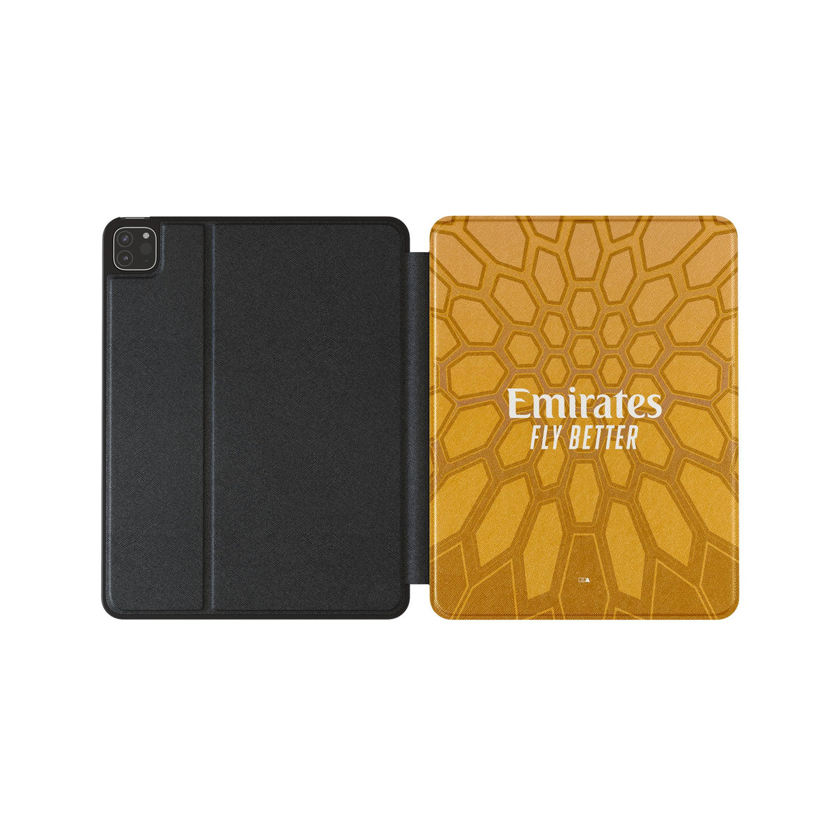 iPad case with the AC Milan 2026-27 Goalkeeper football shirt design by RIPA Football