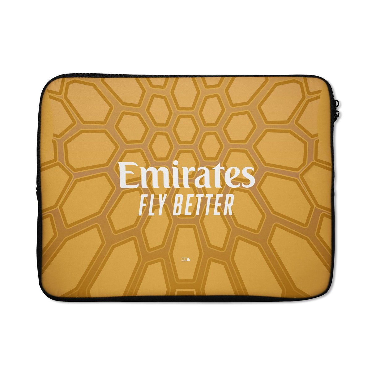 Laptop sleeve with the AC Milan 2026-27 Goalkeeper football shirt design by RIPA Football