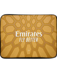 Laptop sleeve with the AC Milan 2026-27 Goalkeeper football shirt design by RIPA Football