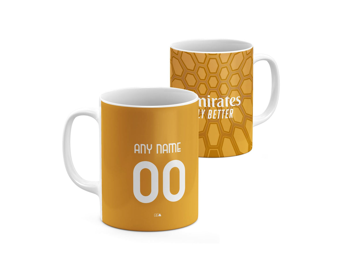 Mug with the AC Milan 2026-27 Goalkeeper football shirt design by RIPA Football
