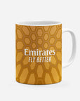 Mug with the AC Milan 2026-27 Goalkeeper football shirt design by RIPA Football