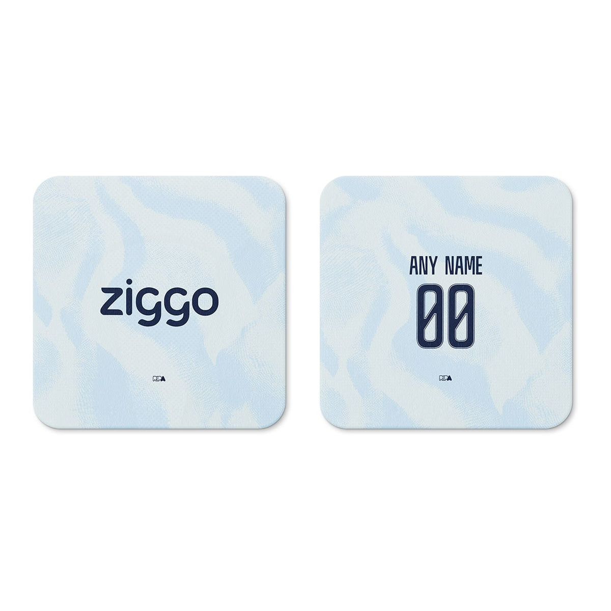 Coaster with the Ajax 2026-27 Third football shirt design by RIPA Football