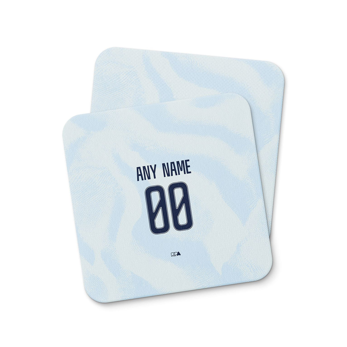Coaster with the Ajax 2026-27 Third football shirt design by RIPA Football