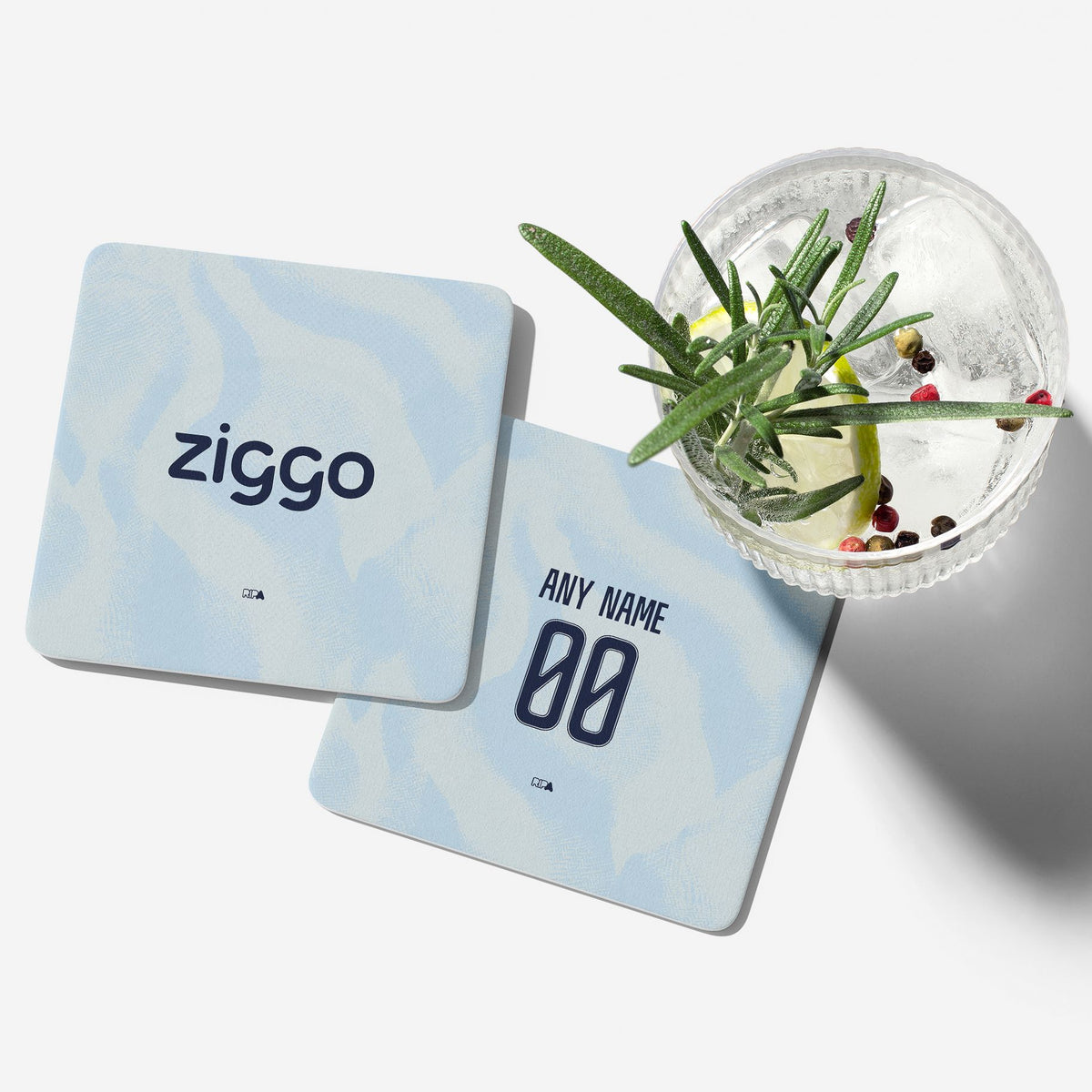Coaster with the Ajax 2026-27 Third football shirt design by RIPA Football