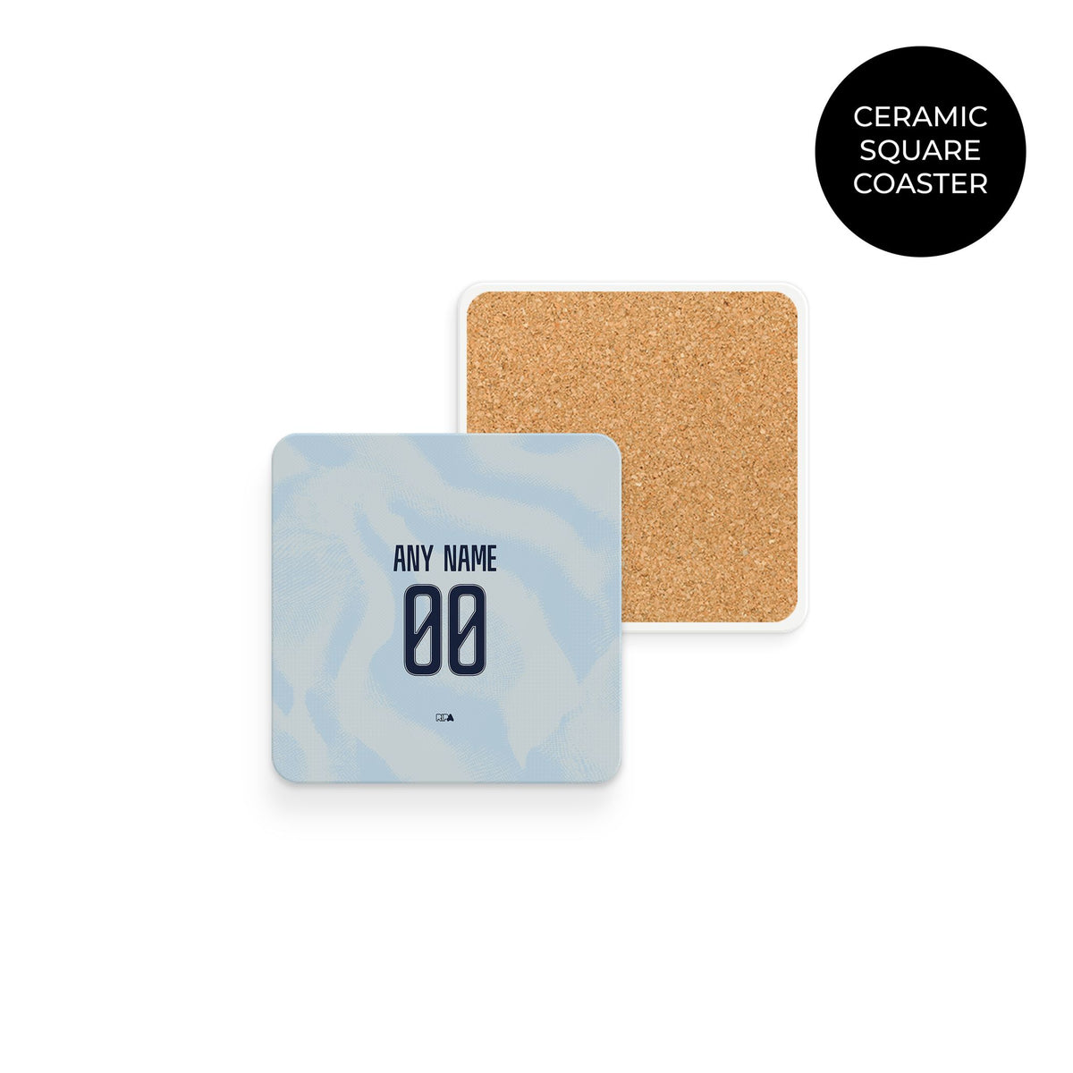Coaster with the Ajax 2026-27 Third football shirt design by RIPA Football