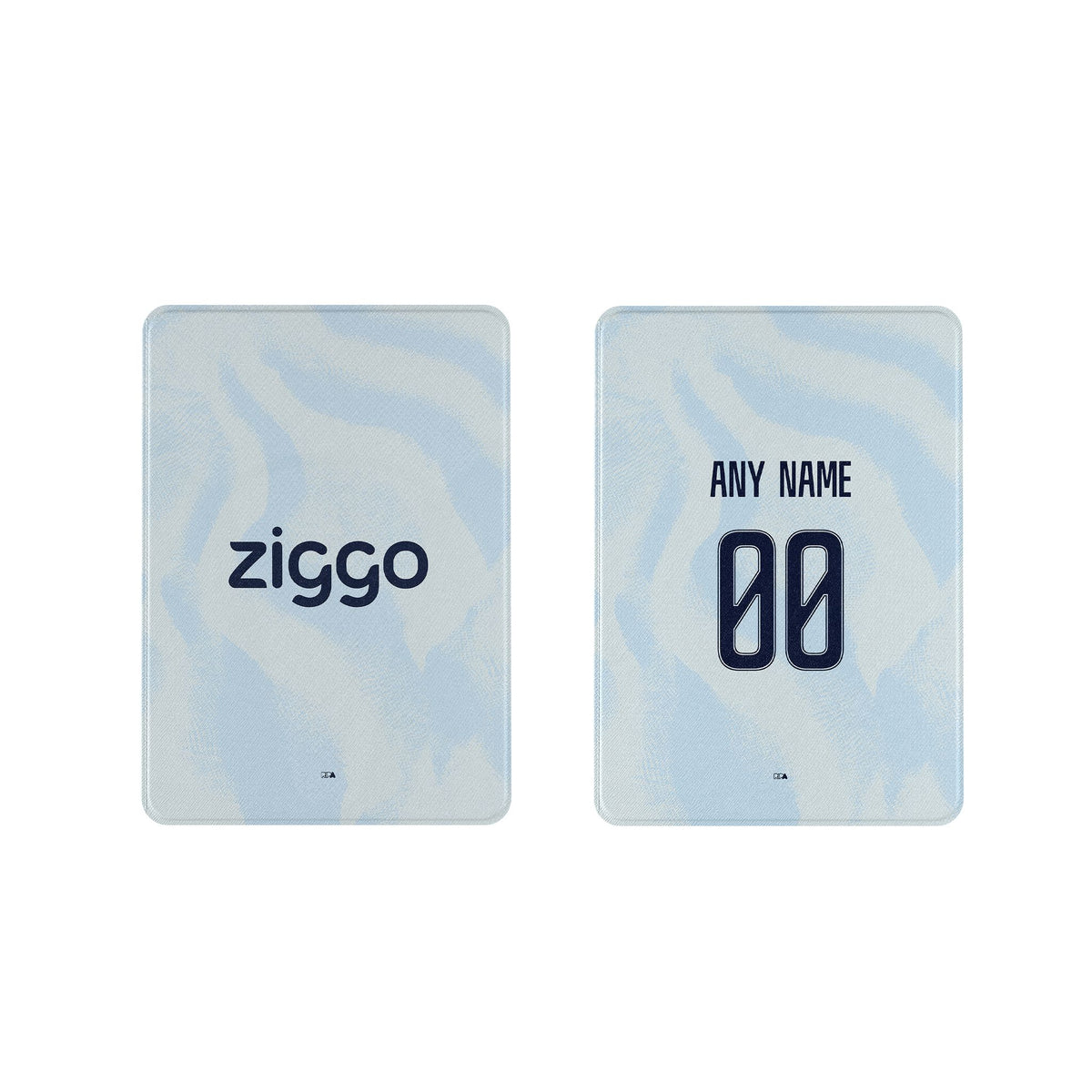 iPad case with the Ajax 2026-27 Third football shirt design by RIPA Football