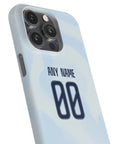 Phone case with the Ajax 2026-27 Third football shirt design by RIPA Football