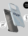 Phone case with the Ajax 2026-27 Third football shirt design by RIPA Football