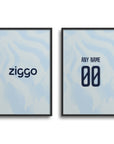 Print with the Ajax 2026-27 Third football shirt design by RIPA Football