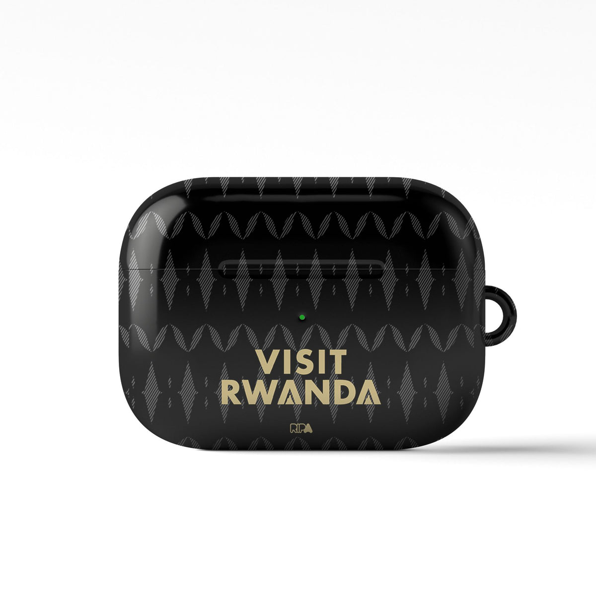 AirPods case with the Aston Villa 2026-27 Away football shirt design by RIPA Football