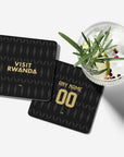 Coaster with the Aston Villa 2026-27 Away football shirt design by RIPA Football