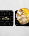 Coaster with the Aston Villa 2026-27 Away football shirt design by RIPA Football