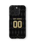 Phone case with the Aston Villa 2026-27 Away football shirt design by RIPA Football