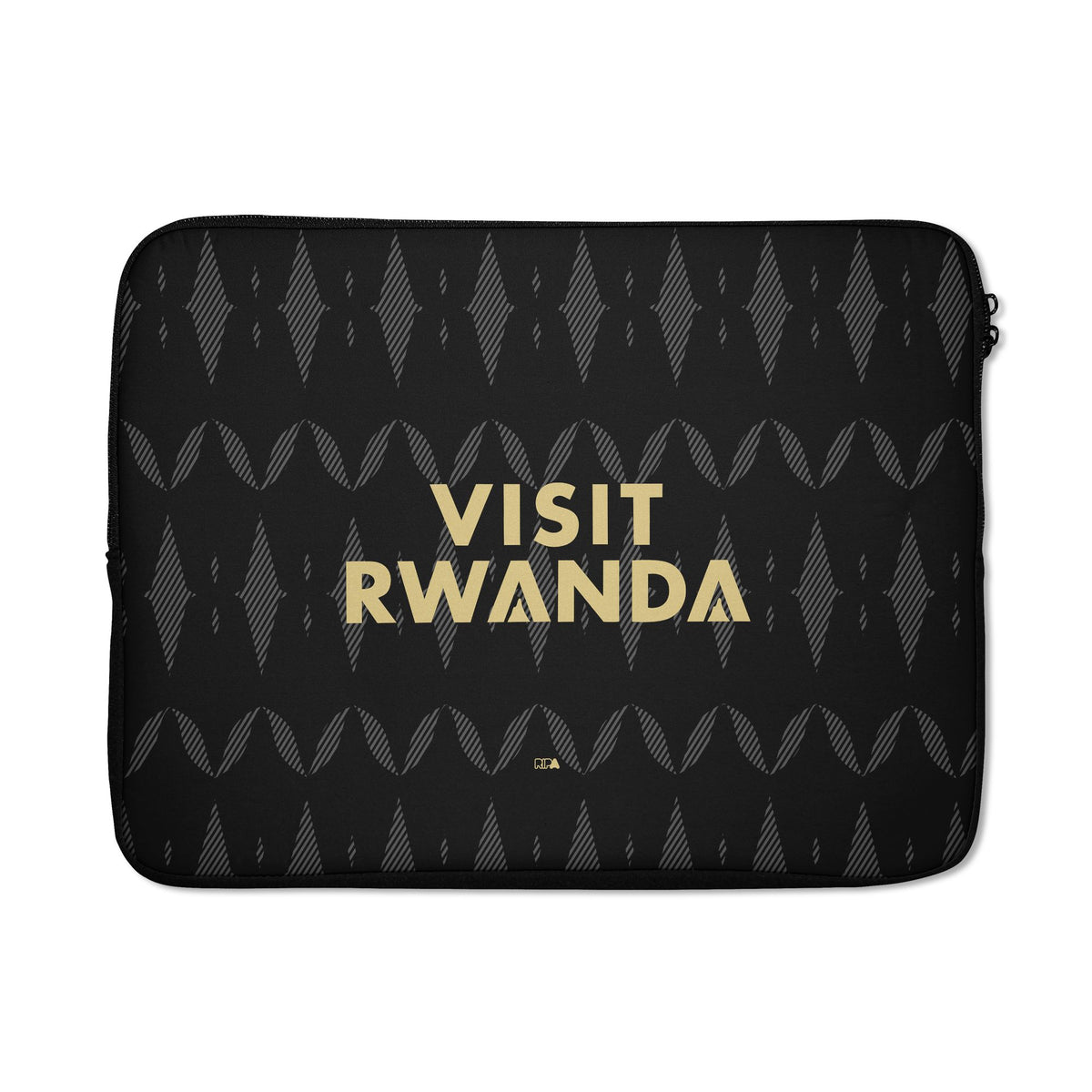 Laptop sleeve with the Aston Villa 2026-27 Away football shirt design by RIPA Football