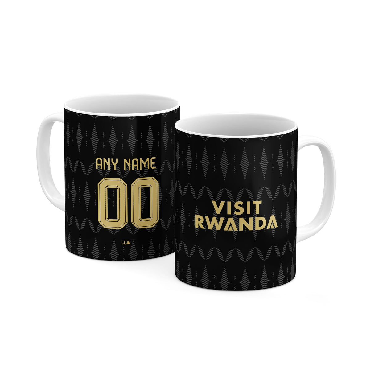 Mug with the Aston Villa 2026-27 Away football shirt design by RIPA Football