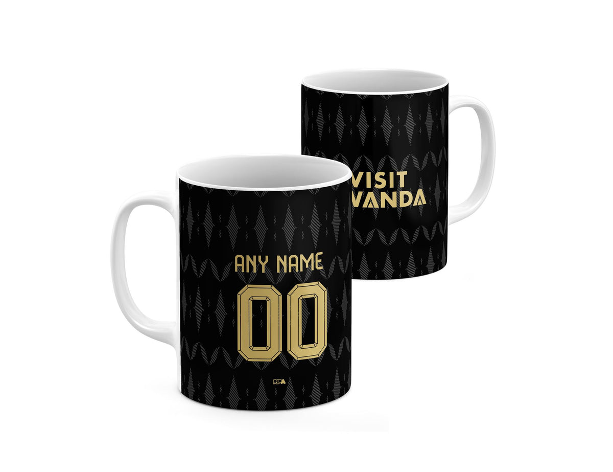 Mug with the Aston Villa 2026-27 Away football shirt design by RIPA Football