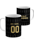 Mug with the Aston Villa 2026-27 Away football shirt design by RIPA Football