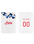 iPad case with the Atalanta 2026-27 Away football shirt design by RIPA Football