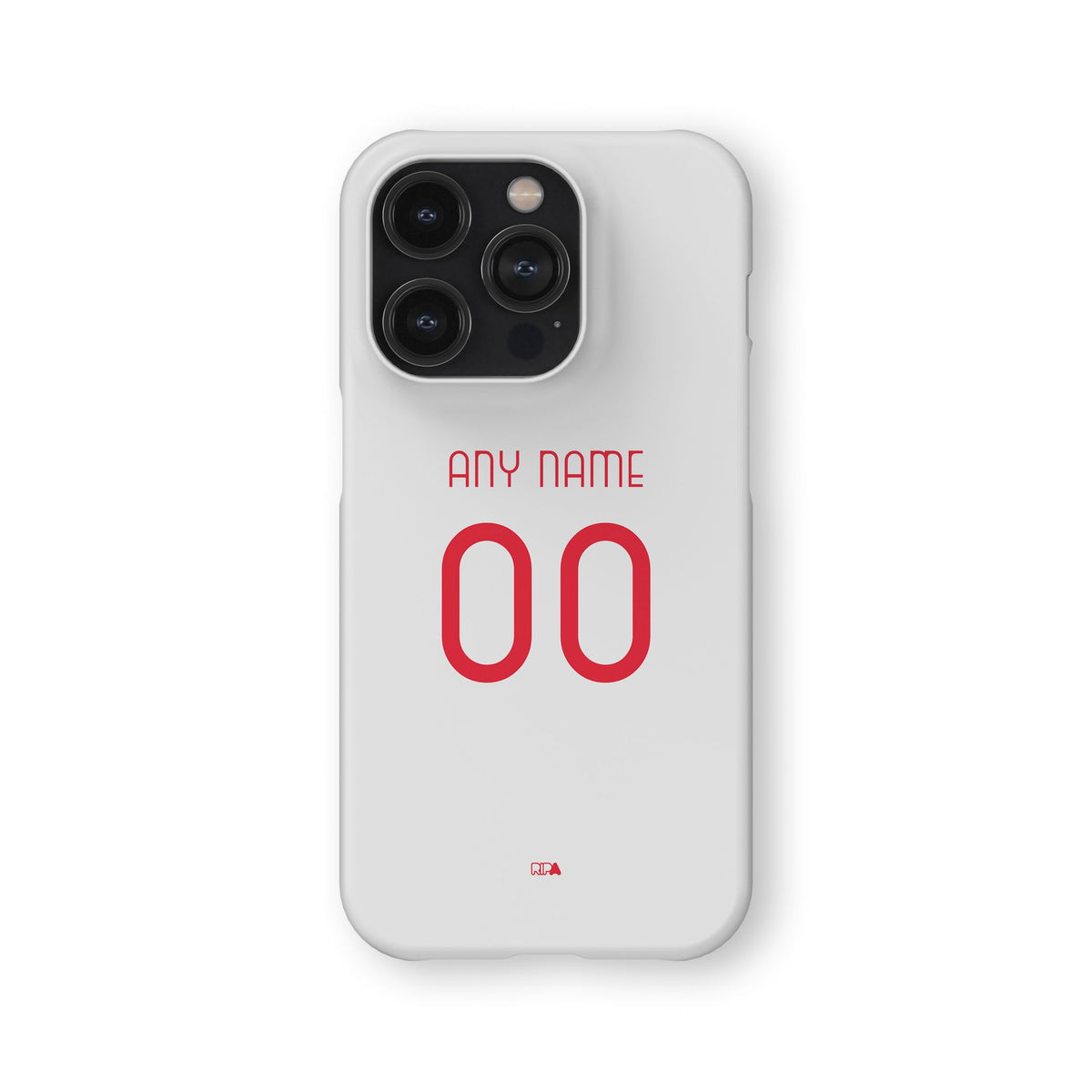 Phone case with the Atalanta 2026-27 Away football shirt design by RIPA Football