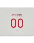 Mouse pad with the Atalanta 2026-27 Away football shirt design by RIPA Football
