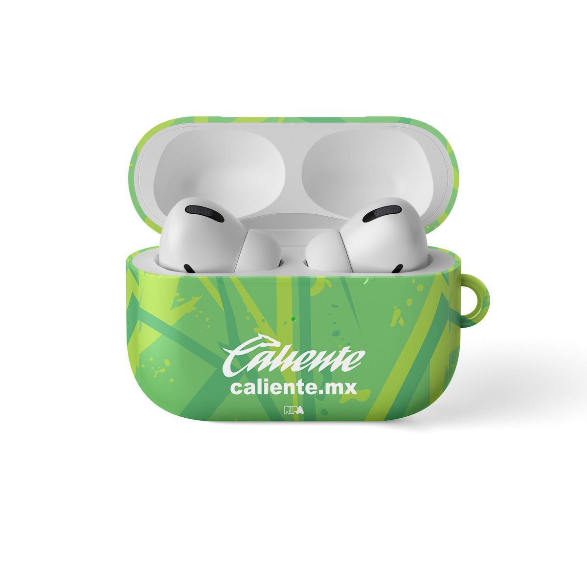 AirPods case with the Atlas 2026-27 Goalkeeper football shirt design by RIPA Football